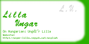 lilla ungar business card